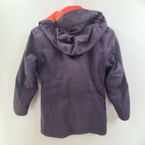 The North Face purple and orange women’s multi layer hooded ski coat size  XS - Picture 6 of 9